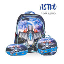 Kit Mochila Escolar Mochila, estojo, lancheira - Temas Variados.