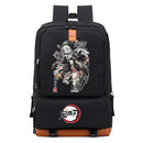 Mochila Anime Demon Slayer Inosuke, Mochila Escolar para Notebook, para Adolescentes e Estudantes.