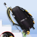 Mochila Escolar Pikachu com Carrinho Removível e Suporte para as Costas