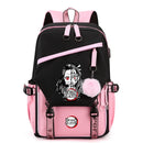 Mochila Anime Demon Slayer, para Adolescentes Meninas e Meninos, Mochila Escolar para Volta às Aulas.