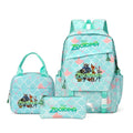 Mochila Disney Zootopia com 3 Peças: mochila, estojo, Lancheira para Meninos e Meninas.
