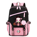 Mochila Anime Demon Slayer, para Adolescentes Meninas e Meninos, Mochila Escolar para Volta às Aulas.