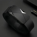 Cinto Masculino Estiloso em Couro PU – com Fivela Automática