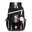 Mochila Anime Demon Slayer, para Adolescentes Meninas e Meninos, Mochila Escolar para Volta às Aulas.