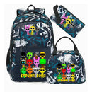 Mochila em Alta Sprunki – Conjunto Escolar 3 Peças para Estudantes e Adolescentes