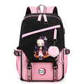 Mochila Anime Demon Slayer, para Adolescentes Meninas e Meninos, Mochila Escolar para Volta às Aulas.