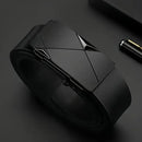 Cinto Masculino Estiloso em Couro PU – com Fivela Automática