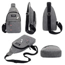 Pochete unissex Impermeável de Grande Capacidade – Alça Ajustável