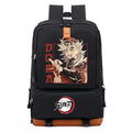 Mochila Anime Demon Slayer Inosuke, Mochila Escolar para Notebook, para Adolescentes e Estudantes.