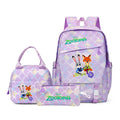 Mochila Disney Zootopia com 3 Peças: mochila, estojo, Lancheira para Meninos e Meninas.