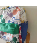 Mochila Cartoon do Mickey Mouse Disney, impermeável e resistente à sujeira, fofa e casual.