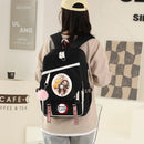Mochila Anime Demon Slayer, para Adolescentes Meninas e Meninos, Mochila Escolar para Volta às Aulas.