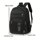 Mochila para deslocamento diário, trabalho e escola. Pode acomodar um notebook de 15,6 polegadas, ideal para homens e mulheres.