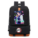 Mochila Anime Demon Slayer Inosuke, Mochila Escolar para Notebook, para Adolescentes e Estudantes.