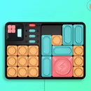 Console Eletrônico de Jogos de Lógica – Quebra-cabeça Deslizante.