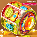 Brinquedo  para Bebê, Educativo para Desenvolvimento com Música, Caixa de Som Móvel com Som e Luz.