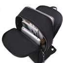 Mochila em Oxford impermeável, ideal para notebook, perfeita para viagens e estudos.