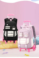 Mochila Escolar com Rodinhas para Meninas – Mochila Trolley.