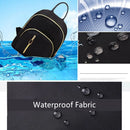 Mochila Feminina Fashion Multiuso –  Oxford para Viagem, Bolsa de Ombro Unissex, Preta.