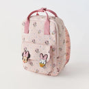 Mochila Disney Minnie em Desenho Animado para Educação Infantil, Bolsa de Ombro.