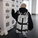 Mochila para homens, com design personalizado, estilo skate.