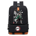 Mochila Anime Demon Slayer Inosuke, Mochila Escolar para Notebook, para Adolescentes e Estudantes.