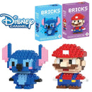 Blocos de Montar Disney LiLo & Stitch e Personagens de Anime – Brinquedo Criativo para Crianças.