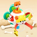 Brinquedos Sensoriais Cubo de Atividades para Desenvolvimento de Habilidades Motoras Finas.