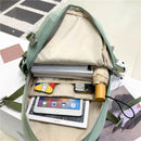 Mochila Feminina Fofa, Bolsos Extras, Mochila para Notebook, para Mulheres.