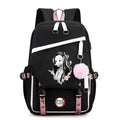 Mochila Anime Demon Slayer, para Adolescentes Meninas e Meninos, Mochila Escolar para Volta às Aulas.