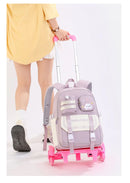 Mochila Escolar com Rodinhas para Meninas – Mochila Trolley.