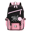 Mochila Anime Demon Slayer, para Adolescentes Meninas e Meninos, Mochila Escolar para Volta às Aulas.