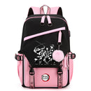 Mochila Anime Demon Slayer, para Adolescentes Meninas e Meninos, Mochila Escolar para Volta às Aulas.
