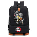 Mochila Anime Demon Slayer Inosuke, Mochila Escolar para Notebook, para Adolescentes e Estudantes.