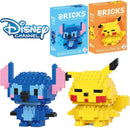 Blocos de Montar Disney LiLo & Stitch e Personagens de Anime – Brinquedo Criativo para Crianças.