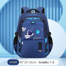 Mochila escolar infantil para meninos, com estampa de astronauta.